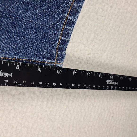 Levi's 550 Shorts Mens 40 Blue Denim Jean 10" Inseam Casual Bermuda Baggy Loose - Picture 5 of 11